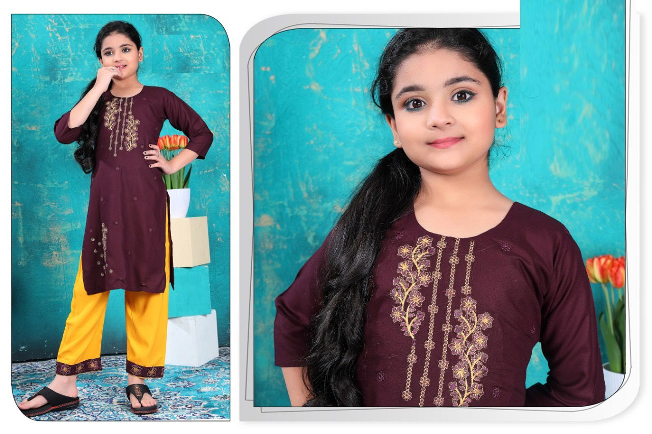 Depti 8055 Girls Wear Kurti With Bottom Catalog